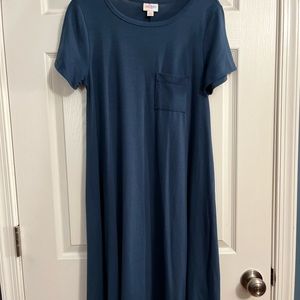 LuLaRoe Blue Carly Dress